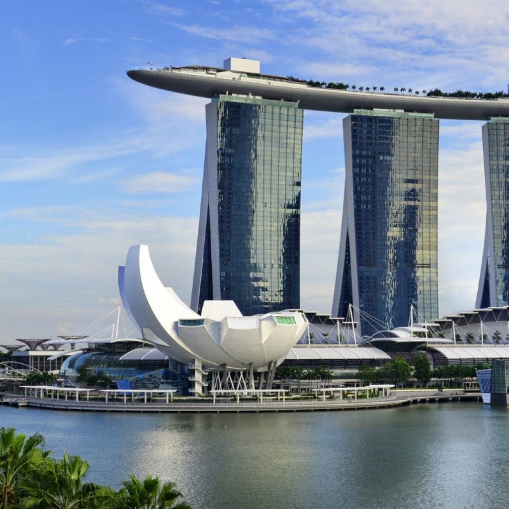 Здание Marina Bay Sands в Сингапуре